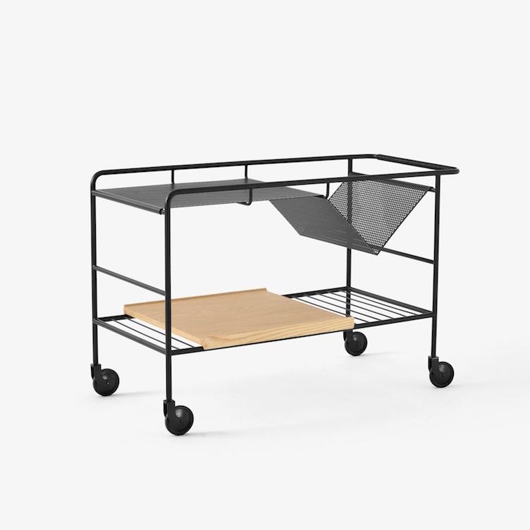 Alima NDS1 Trolley von &Tradition | Servierwagen oder Beistelltisch, &Tradition, Note Design Studio, Beistelltisch + Couchtisch, Wohnmöbel, Servierwagen, Wohnmöbel