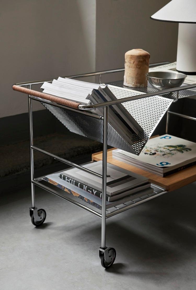 Alima NDS1 Trolley von &Tradition | Servierwagen oder Beistelltisch, &Tradition, Note Design Studio, Beistelltisch + Couchtisch, Wohnmöbel, Servierwagen, Wohnmöbel