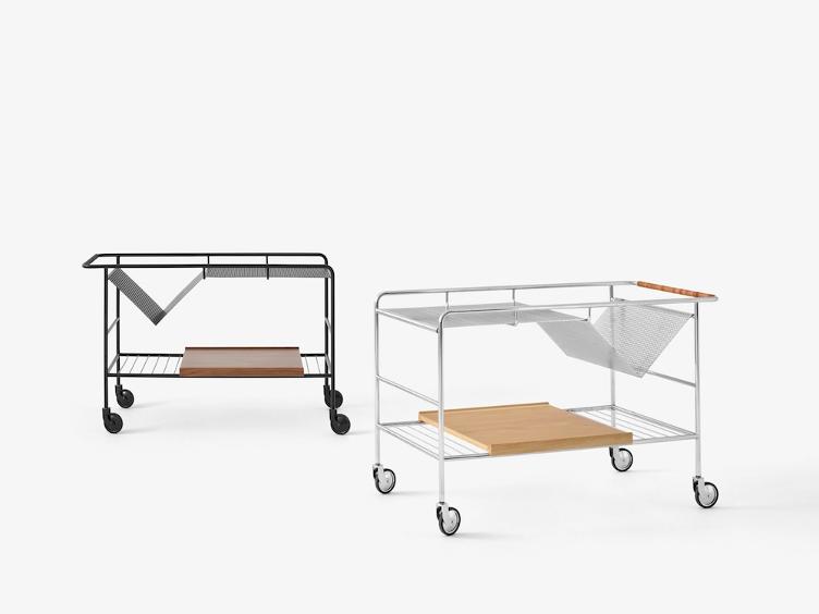 Alima NDS1 Trolley von &Tradition | Servierwagen oder Beistelltisch, &Tradition, Note Design Studio, Beistelltisch + Couchtisch, Wohnmöbel, Servierwagen, Wohnmöbel