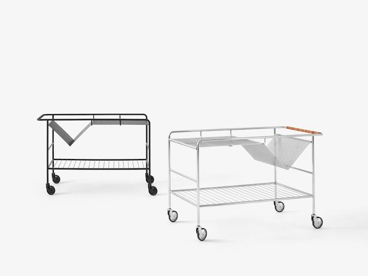 Alima NDS1 Trolley von &Tradition | Servierwagen oder Beistelltisch, &Tradition, Note Design Studio, Beistelltisch + Couchtisch, Wohnmöbel, Servierwagen, Wohnmöbel
