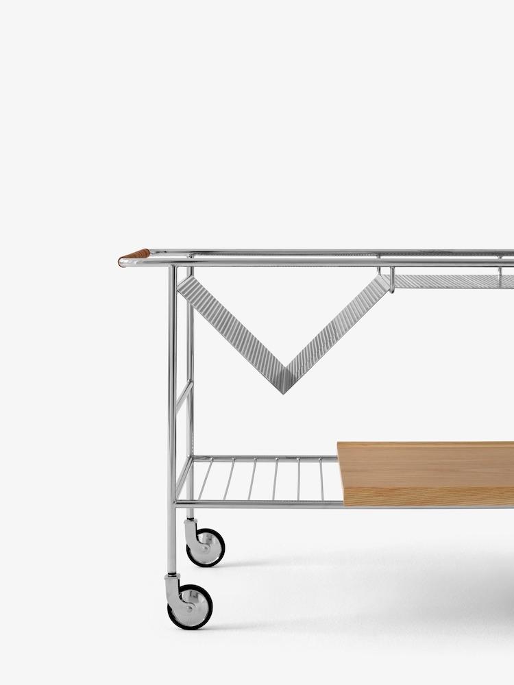 Alima NDS1 Trolley von &Tradition | Servierwagen oder Beistelltisch, &Tradition, Note Design Studio, Beistelltisch + Couchtisch, Wohnmöbel, Servierwagen, Wohnmöbel