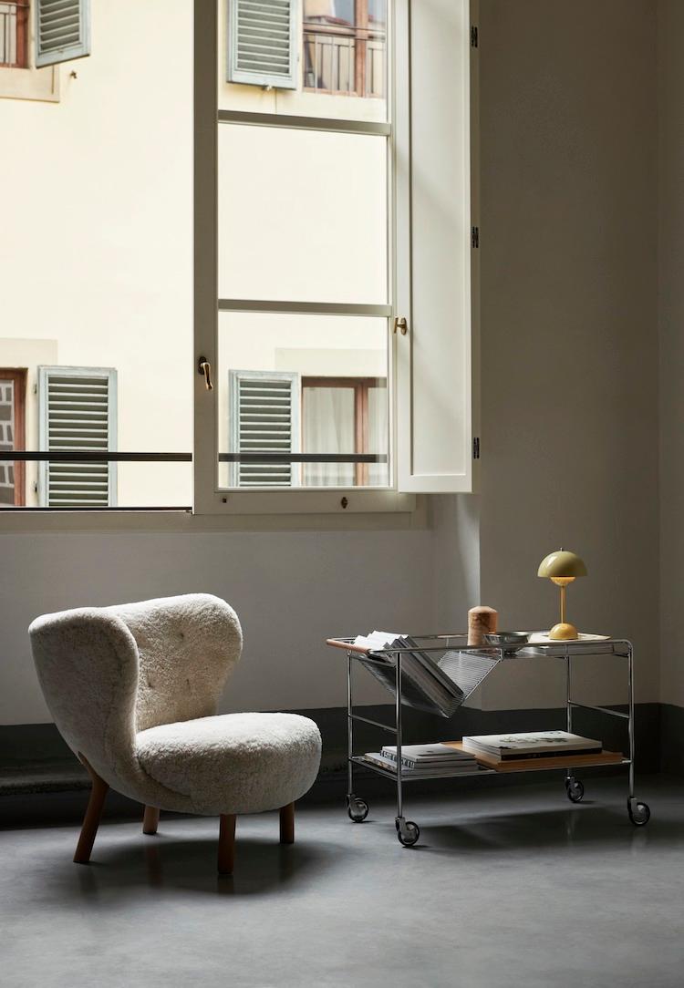 Alima NDS1 Trolley von &Tradition | Servierwagen oder Beistelltisch, &Tradition, Note Design Studio, Beistelltisch + Couchtisch, Wohnmöbel, Servierwagen, Wohnmöbel