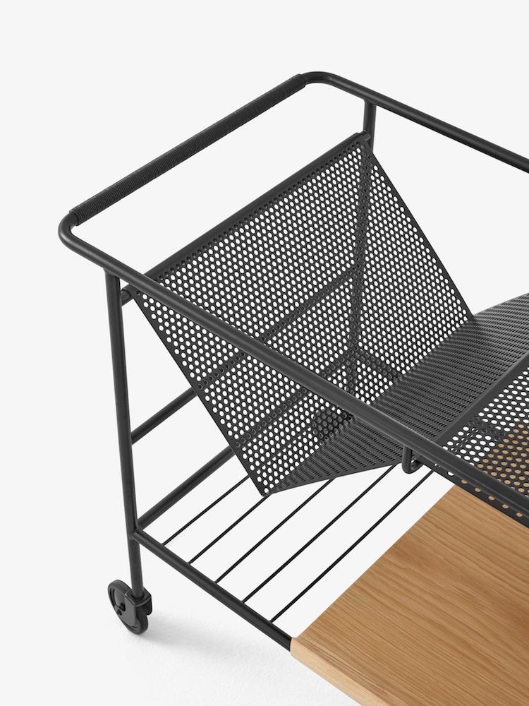 Alima NDS1 Trolley von &Tradition | Servierwagen oder Beistelltisch, &Tradition, Note Design Studio, Beistelltisch + Couchtisch, Wohnmöbel, Servierwagen, Wohnmöbel