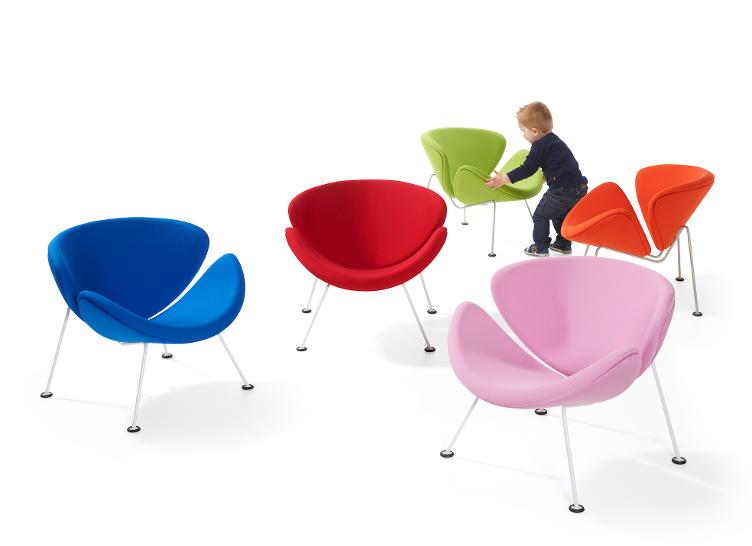 Orange Slice Junior Chair von Pierre Paulin für Artifort, Artifort, Pierre Paulin, Sessel, Wohnmöbel