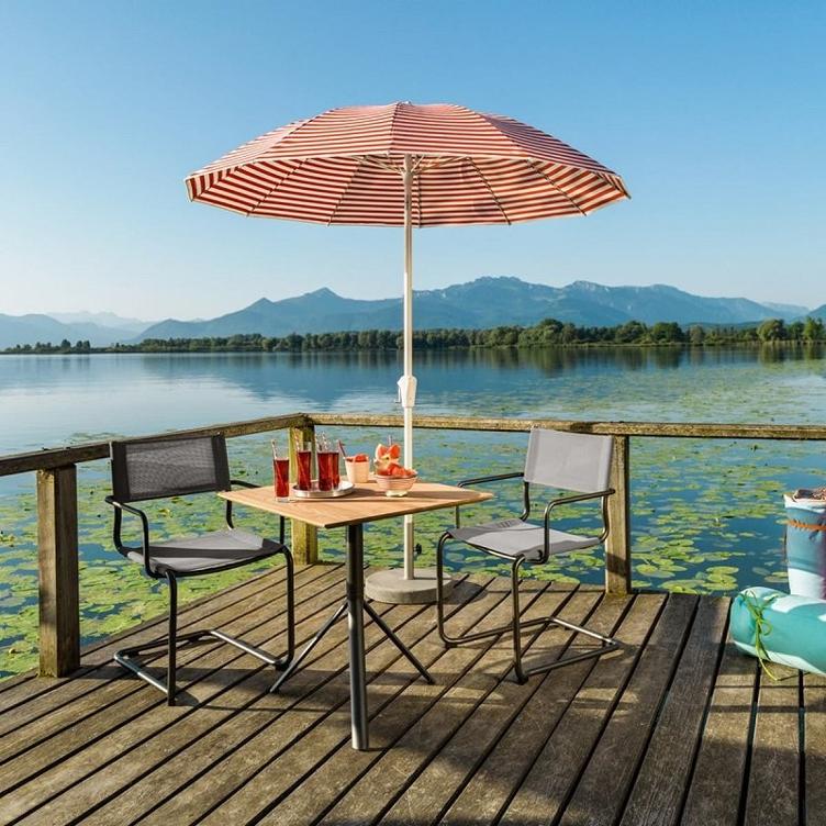 Pagodenschirm von Weishäupl | Sonnenschirm Ø 240cm, Weishäupl, Sonnenschirm, Gartenmöbel