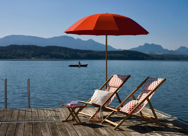 Pagodenschirm von Weishäupl | Sonnenschirm Ø 240cm, Weishäupl, Sonnenschirm, Gartenmöbel