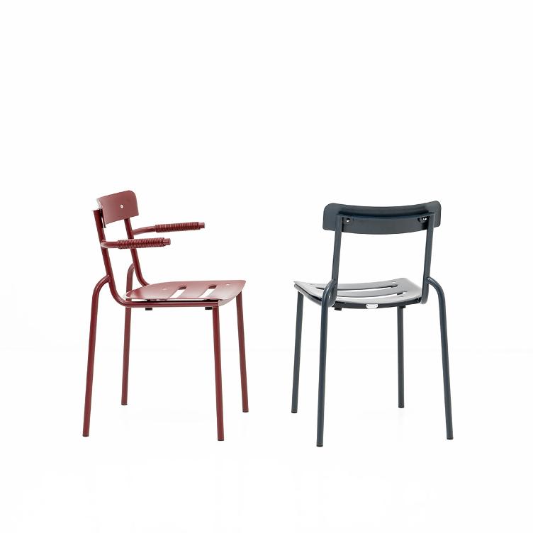Park Chair von Embru | Gartenstuhl mit oder ohne Armlehnen, Embru, Moritz Schmid, Stuhl, Gartenmöbel