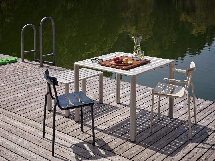Park Chair von Embru | Gartenstuhl mit oder ohne Armlehnen, Embru, Moritz Schmid, Stuhl, Gartenmöbel