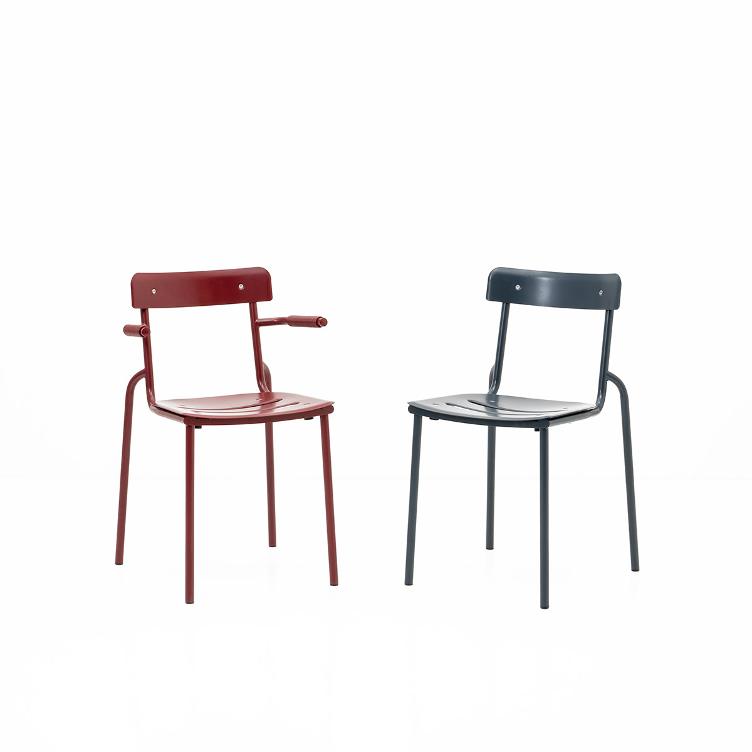 Park Chair von Embru | Gartenstuhl mit oder ohne Armlehnen, Embru, Moritz Schmid, Stuhl, Gartenmöbel