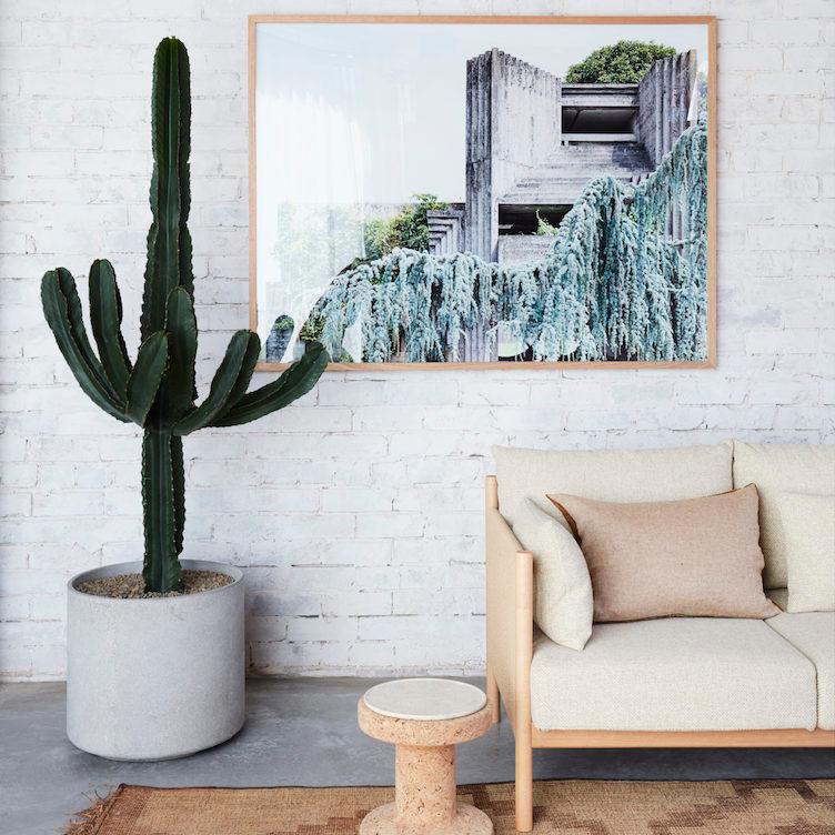 Pflanzengefäss Delta von Eternit, Eternit, Blumentopf + Pflanzengefäss, Gartenmöbel