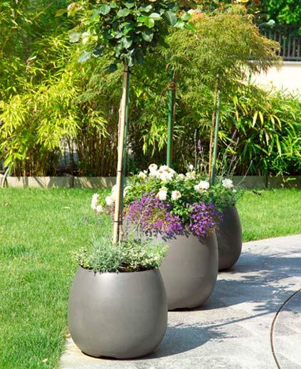 Pflanzengefäss Sumo von Eternit, Eternit, Blumentopf + Pflanzengefäss, Gartenmöbel