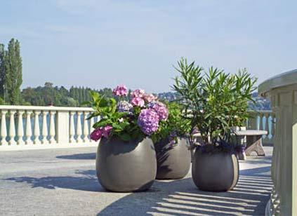 Pflanzengefäss Sumo von Eternit, Eternit, Blumentopf + Pflanzengefäss, Gartenmöbel