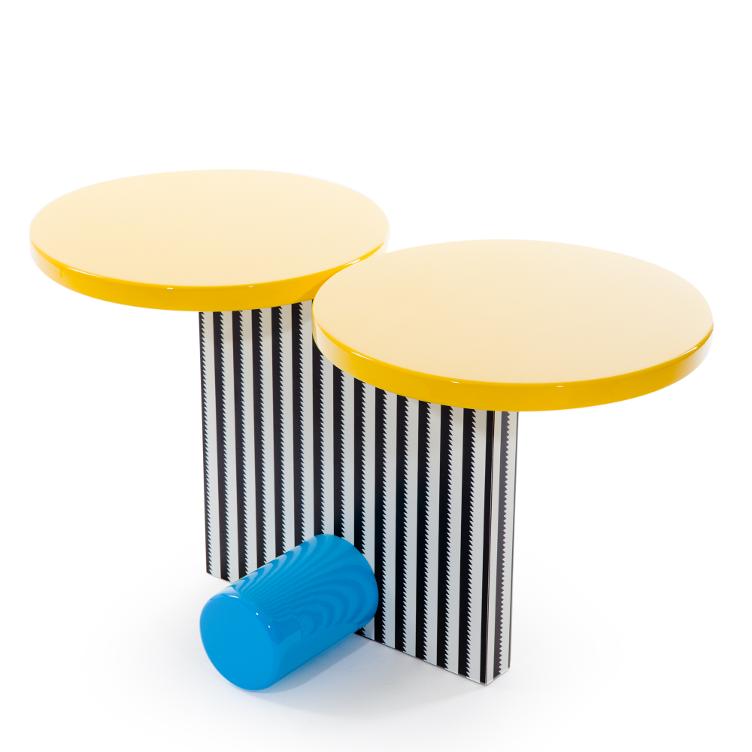 Polar Beistelltisch von Michele De Lucchi für Memphis Milano, Memphis Milano, Michele De Lucchi, Beistelltisch + Couchtisch, Wohnmöbel