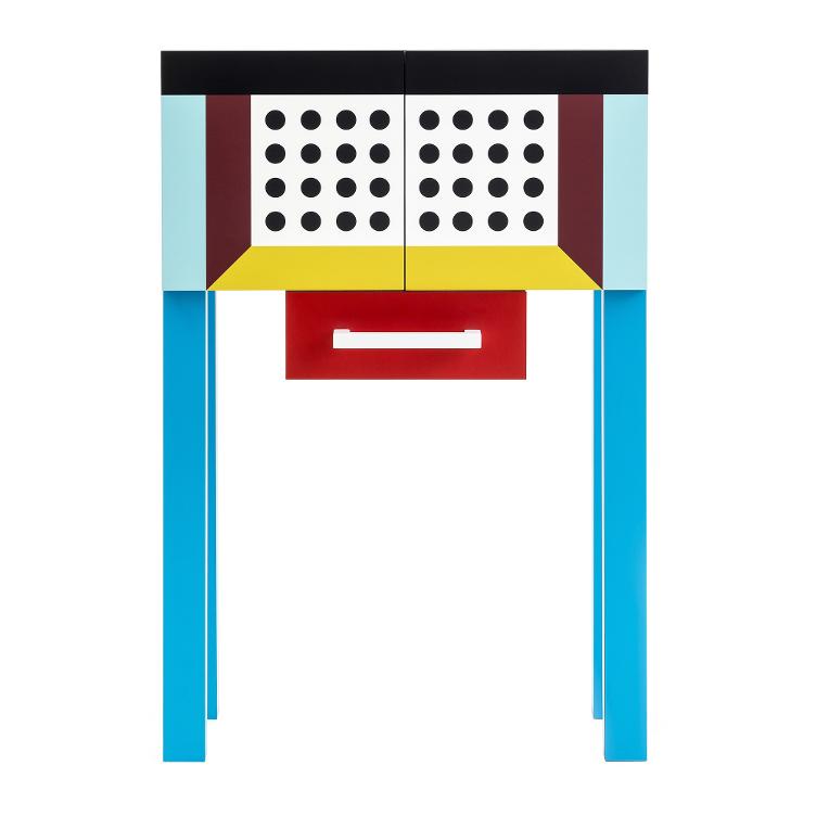 Quarzo Kommode von Nathalie Du Pasquier für Memphis Milano, Memphis Milano, Nathalie Du Pasquier, Sideboard + Kommode, Wohnmöbel