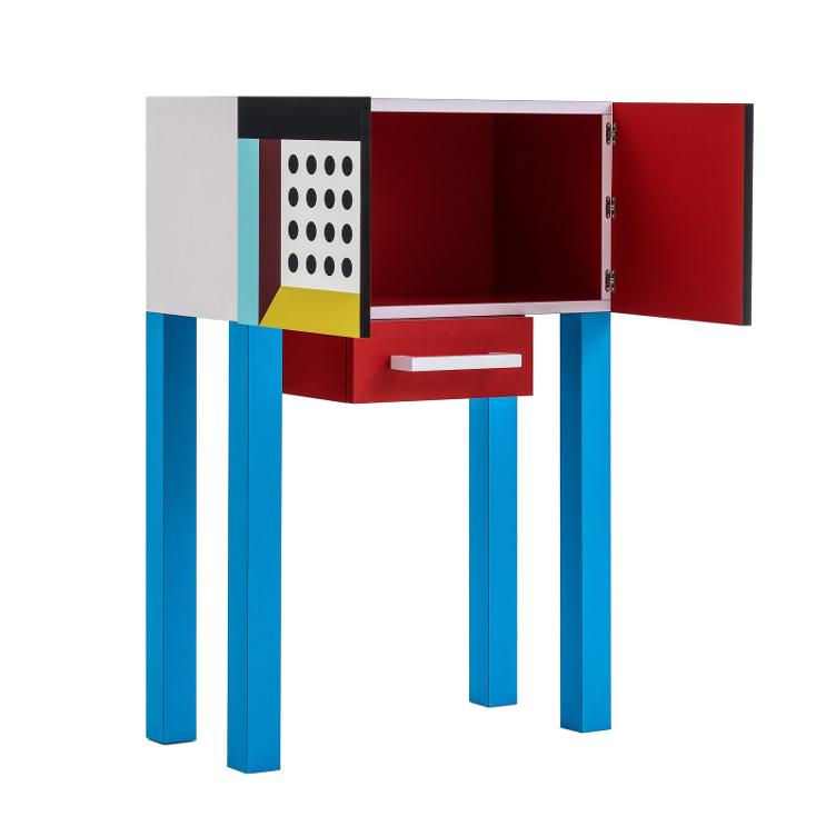 Quarzo Kommode von Nathalie Du Pasquier für Memphis Milano, Memphis Milano, Nathalie Du Pasquier, Sideboard + Kommode, Wohnmöbel