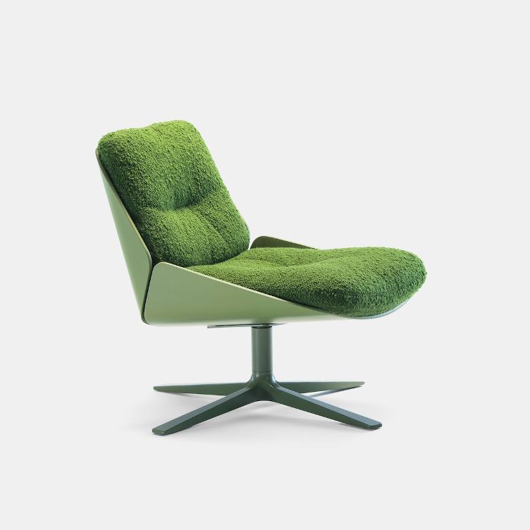 Rei easy chair mit oder ohne Ottoman, Prostoria, Sessel, Wohnmöbel