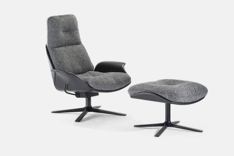 Rei Hochlehner mit oder ohne Ottoman, Prostoria, Sessel, Wohnmöbel