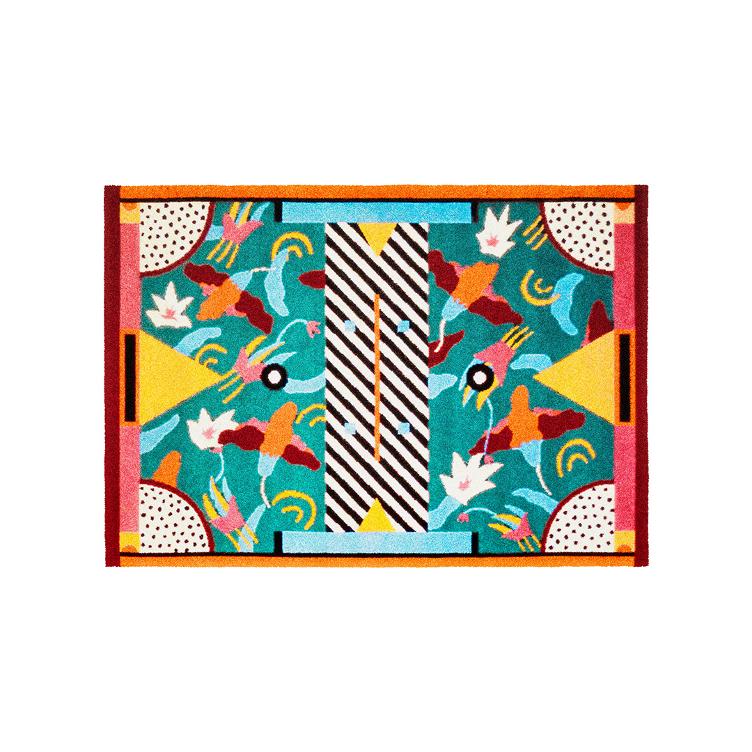 Riviera Teppich von Nathalie Du Pasquier für Memphis Milano, Memphis Milano, Nathalie Du Pasquier, Teppich, Wohnmöbel