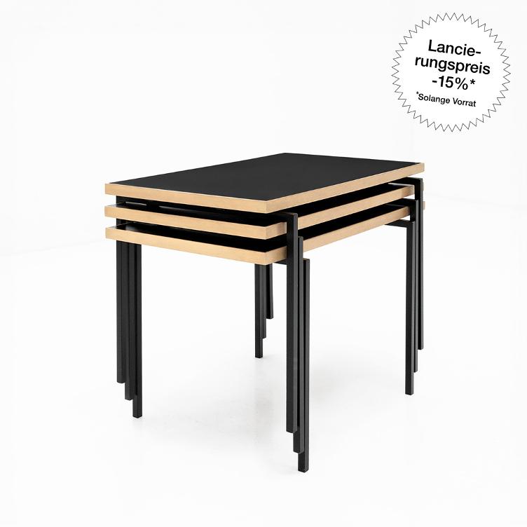 ROBERT HAUSSMANN STAPELTISCH RH 117 | ab CHF 382.- statt CHF 450.- | exklusive Liefergebühren*, SwissFurniture, Robert Haussmann, Beistelltisch + Couchtisch, Wohnmöbel