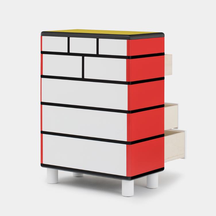 Rosa Kommode von George J. Sowden für Memphis Milano | Limited Edition, Memphis Milano, George J. Sowden, Sideboard + Kommode, Wohnmöbel