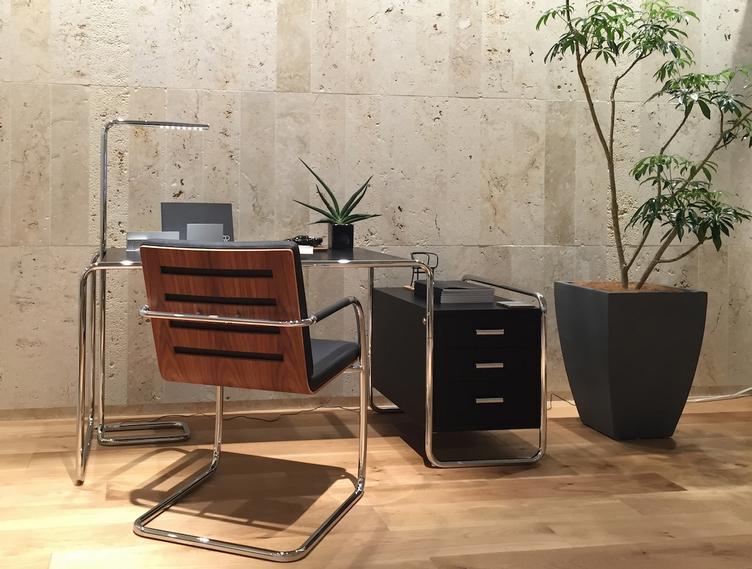 Schreibtisch S 285/1 von Marcel Breuer für Thonet, Thonet, Marcel Breuer, Tisch, Wohnmöbel