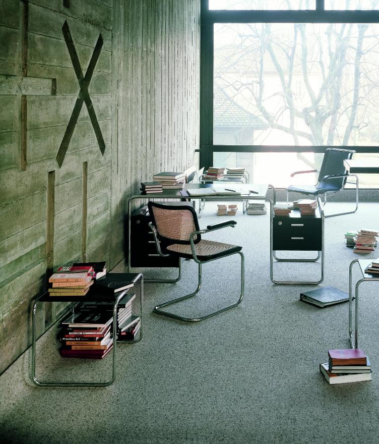 Schreibtisch S 285/1 von Marcel Breuer für Thonet, Thonet, Marcel Breuer, Tisch, Wohnmöbel