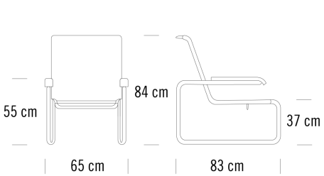 Stuhl S 35 L von Marcel Breuer für Thonet | Pure Materials, Thonet, Marcel Breuer, Sessel, Wohnmöbel