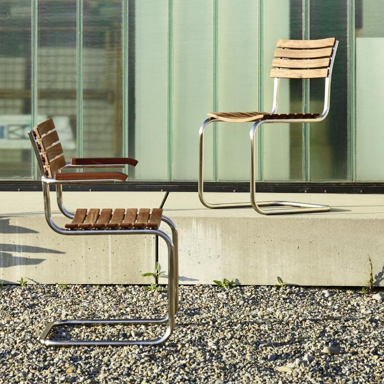 S 40 Gartenstuhl von Thonet | Ausstellungsstück, Thonet, Mart Stam, Stuhl, Gartenmöbel