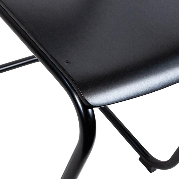Freischwingerstuhl S 43 von Mart Stam für Thonet | Rahmen schwarz mit Armlehnen, Thonet, Mart Stam, Stuhl, Wohnmöbel
