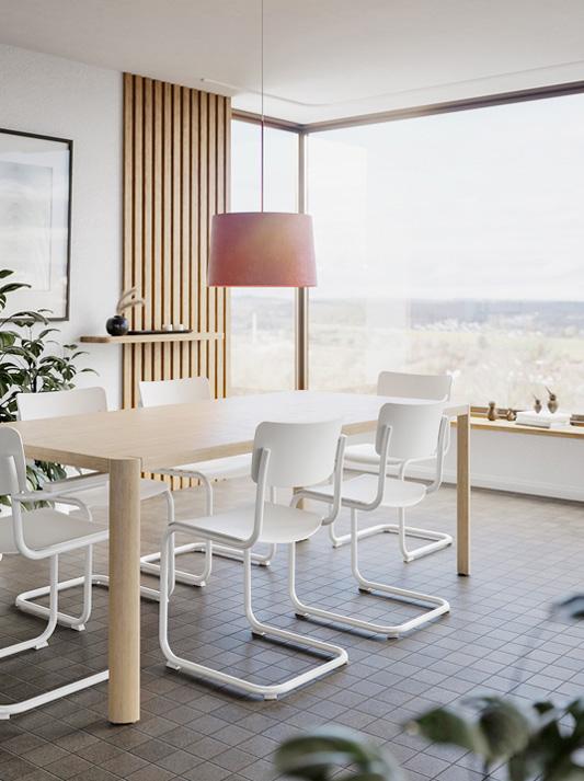 Freischwingerstuhl S 43 von Mart Stam für Thonet | Rahmen Chromstahl, Thonet, Mart Stam, Stuhl, Wohnmöbel
