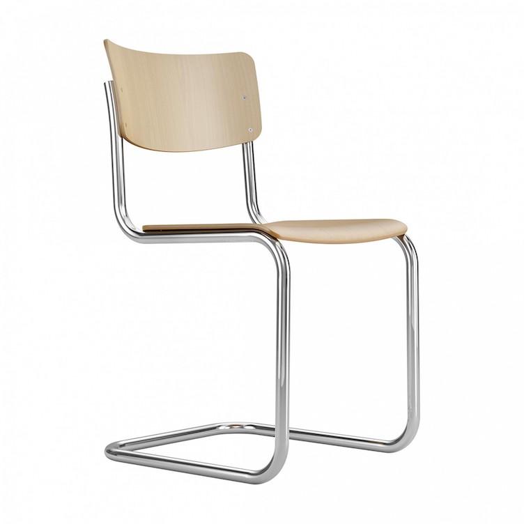 Freischwingerstuhl S 43 von Mart Stam für Thonet | Rahmen Chromstahl, Thonet, Mart Stam, Stuhl, Wohnmöbel