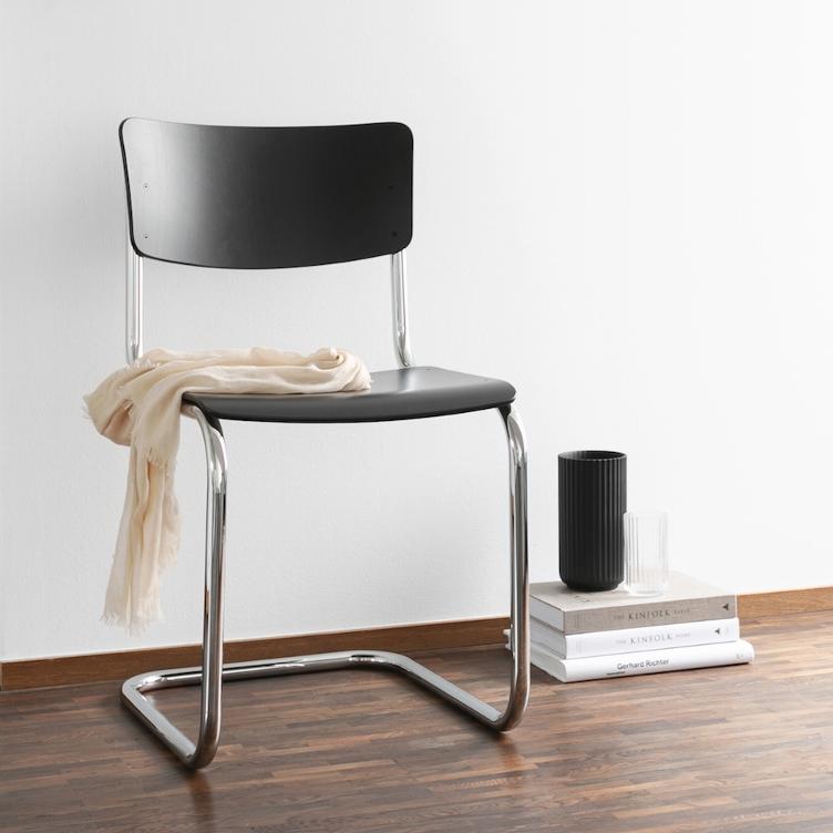 Freischwingerstuhl S 43 von Mart Stam für Thonet | Rahmen Chromstahl, Thonet, Mart Stam, Stuhl, Wohnmöbel