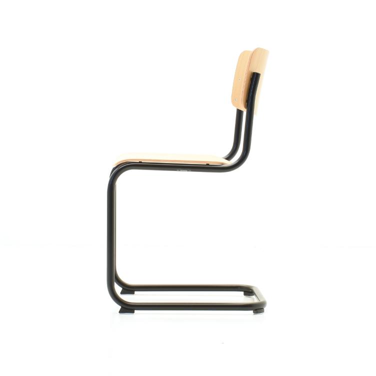 Freischwingerstuhl S 43 von Mart Stam für Thonet | Rahmen Schwarz, Thonet, Mart Stam, Stuhl, Wohnmöbel