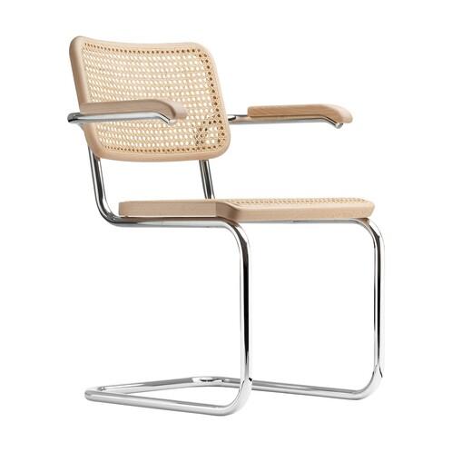 Freischwingerstuhl S 64 von Marcel Breuer für Thonet, Thonet, Marcel Breuer, Stuhl, Wohnmöbel