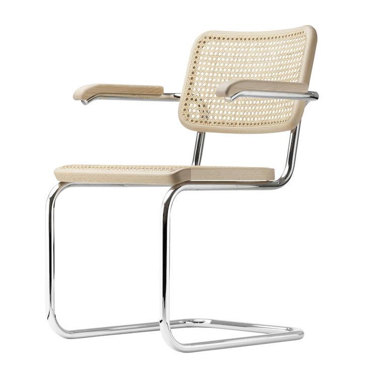 Freischwingerstuhl S 64 von Marcel Breuer für Thonet, Thonet, Marcel Breuer, Stuhl, Wohnmöbel