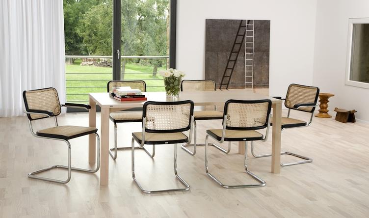 Freischwingerstuhl S 64 von Marcel Breuer für Thonet, Thonet, Marcel Breuer, Stuhl, Wohnmöbel