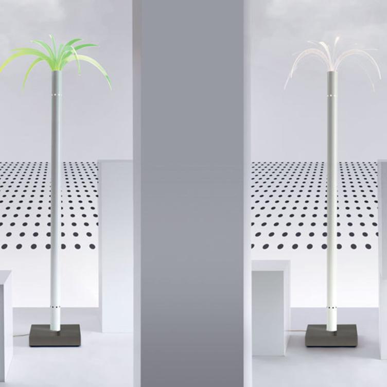 Sanremo Stehleuchte von Poltronova | Grün oder transparent, Poltronova, Archizoom Associati, Stehleuchten, Leuchten
