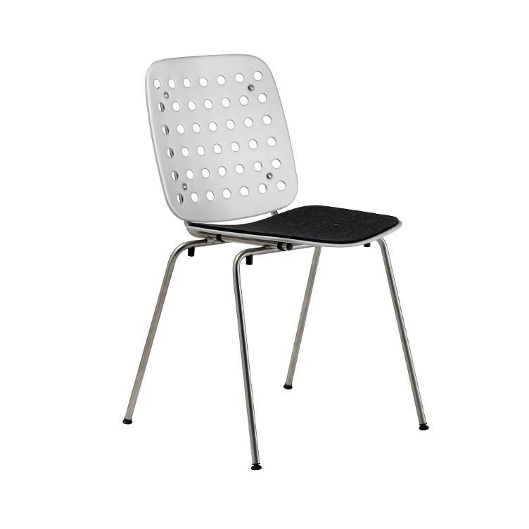 Assise et dossier en feutre pour chaise Coray de Seledue