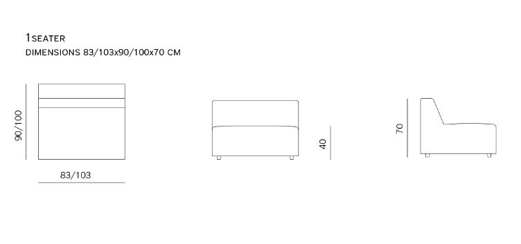 Sofa Match Modular L und XL von Prostoria, Prostoria, Sofa, Wohnmöbel