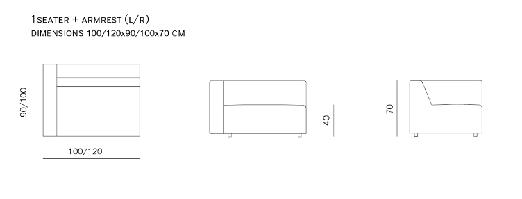 Sofa Match Modular L und XL von Prostoria, Prostoria, Sofa, Wohnmöbel