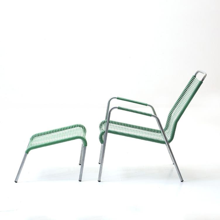 Spaghetti-Lounger | Gartensessel mit oder ohne Fusshocker, Bogen33 & Partner, Lounge, Gartenmöbel, Sessel, Gartenmöbel