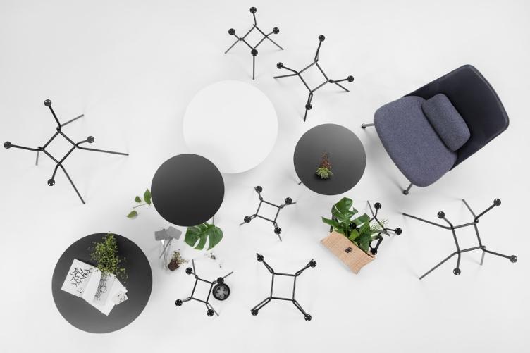 Strain Low Gartentisch von Prostoria | Beistelltisch Ø 50 cm, Prostoria, Lounge, Gartenmöbel