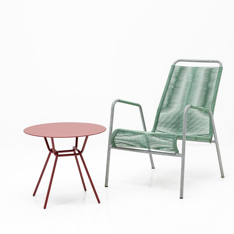 Table basse de jardin Strain de Prostoria | Table d`appoint Ø 50 cm