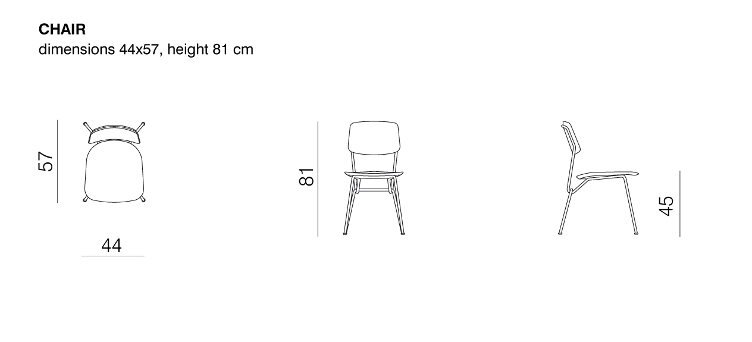 Strain Stuhl von Prostoria, Prostoria, Stuhl, Wohnmöbel