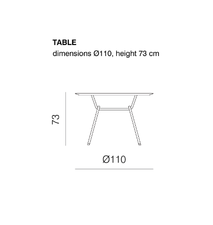 Strain Tisch von Prostoria | Ø 110 cm, Prostoria, Tisch, Wohnmöbel