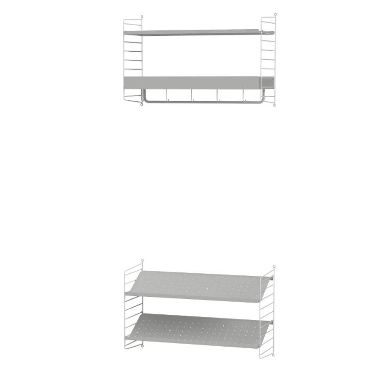 String Garderobe, String Furniture, Garderobe, Wohnmöbel