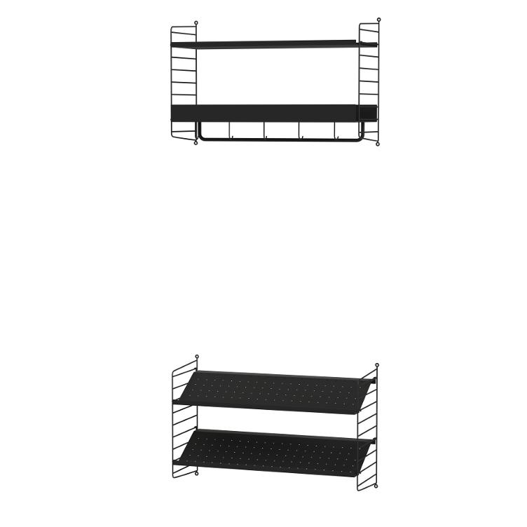 String Garderobe, String Furniture, Garderobe, Wohnmöbel
