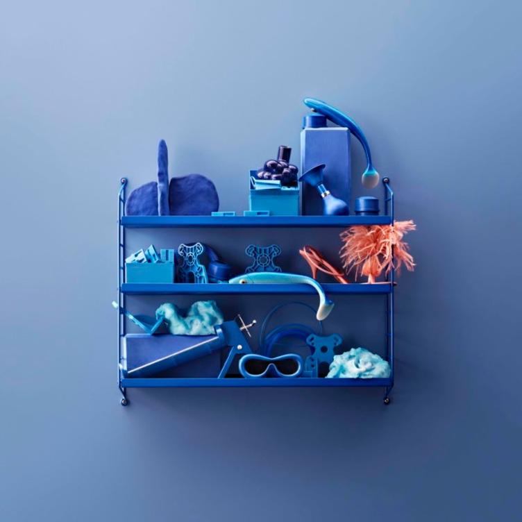 String Pocket Metall Regal, String Furniture, Regal, Wohnmöbel