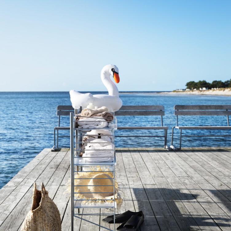 String Regal für den Aussenbereich, String Furniture, Diverses, Gartenmöbel