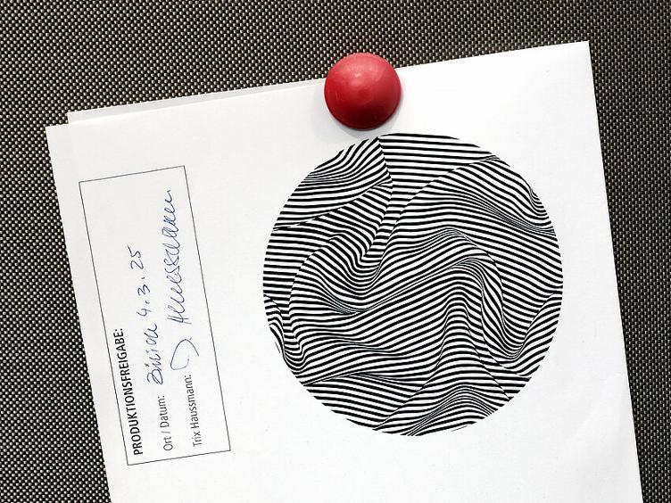 Stripes Round und Square Teppich von Trix & Robert Haussmann, Ruckstuhl, Trix & Robert Haussmann, Teppich, Wohnmöbel